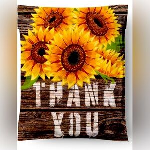20 - 10x13 sunflower poly bags for the safety of your packages